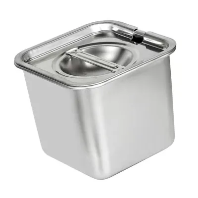 Zdjęcie produktu dla Pojemnik na przyprawy ze stali nierdzewnej, kwadratowy pojemnik na przyprawy ze stali nierdzewnej, pojemnik do przechowywania przypraw, pojemnik na przyprawy, pojemnik na przyprawy kuchenne, pojemnik na przyprawy kuchenne