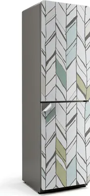 Obrázek produktu pro Abstraktní akvarelový vzor - Samolepka na lednici - Samolepka na lednici - Samolepicí fólie na lednici - Kuchyňské dekorace - 60x205 cm
