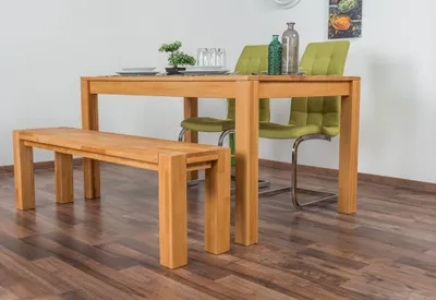 Produktbild von Esstisch Wooden Nature 114 Kernbuche massiv geölt - 140 x 90 cm (B x T)