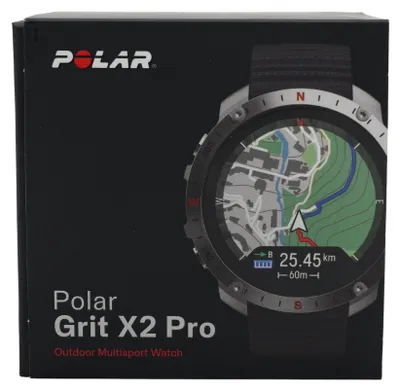 Produktbild von Polar Grit X2 Pro, 3,53 cm (1.39"), AMOLED, Touchscreen, 32 GB, GPS, 79 g