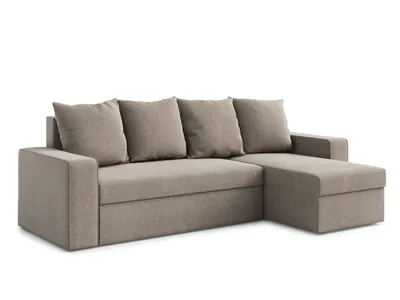 Produktbild von AX LIVING Eck Couch Klein Climpy 242 cm – Komfort & Stil in Braun