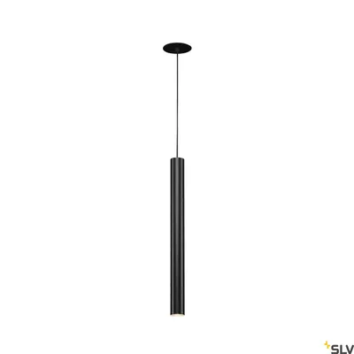 Produktbild von SLV 158410 HELIA 40 Pendelleuchte LED 3000K rund schwarz flache Rosette 9W
