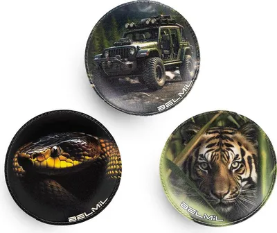 Produktbild von Belmil Patches mit Klettverschluss Set 3-teilig- kompatibel mit Schulranzen Maxi, Maxi Plus, Compact "Adventure"