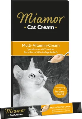 Zdjęcie produktu dla Miamor Cat Cream Multivitamin - paszteciki witaminy 6x15g Miamor