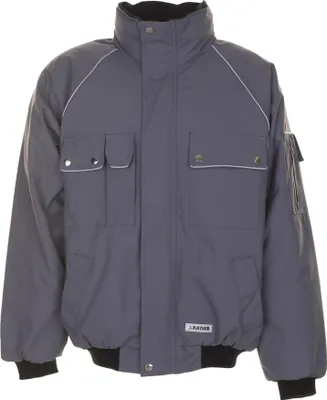 Produktbild von Planam Winterblouson Canvas 320 Gr. S grau/schwarz