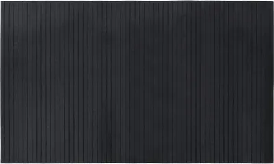 Produktbild von vidaXL Teppich Rechteckig Schwarz 60x100 cm Bambus