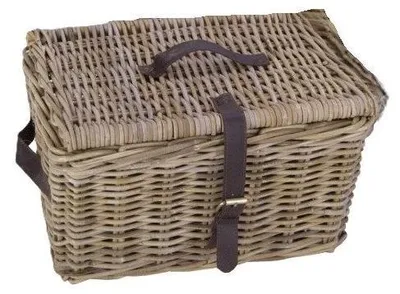 Zdjęcie produktu dla Dr Wicker V-Ager kosz XL szary z pokrywą 50x40x30