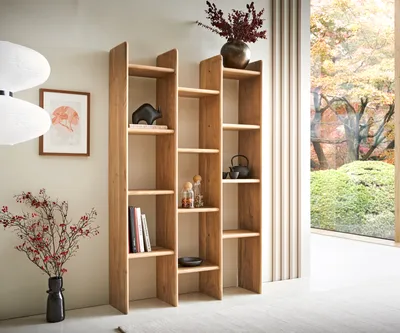 Produktbild von DELIFE Bücherregal Tizi 110x175 cm Akazie Natur