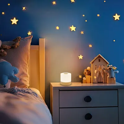 Produktbild von Tischleuchte - 2W, 150lm, kabellos, led, dimmbar, warmweiß, holzfarbig
