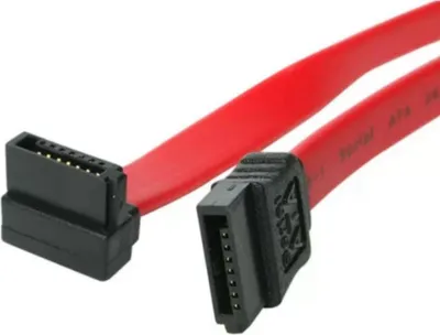 Obrázok produktu pre Akyga AK-CA-51, 0,5 m, SATA III, Samec/samec, Čierna, Červená, Priamy, Vršok