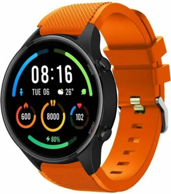 Produktbild von Strap-it Xiaomi Mi Watch Silikonarmband (Orange)
