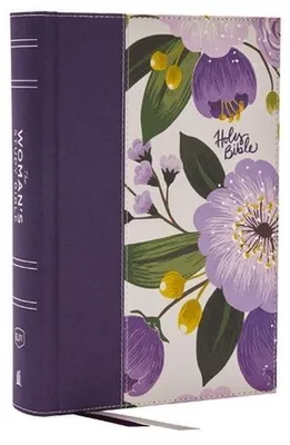 Produktbild von KJV, The Woman's Study Bible, Purple Floral Cloth over Board, Red Letter, Full-Color Edition, Comfort Print