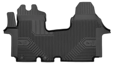 Produktbild von Fahrermatte Gummi für Renault Trafic II 2001-2014 – Schwarz, passgenau