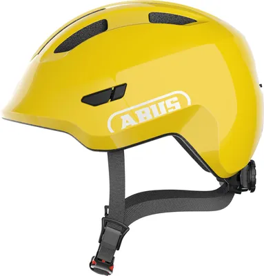 Produktbild von ABUS Kinderhelm Smiley 3.0 - Fahrradhelm mit tiefer Passform, kindergerechten Designs & Platz für einen Zopf - für Mädchen und Jungs - candid yellow, Größe S