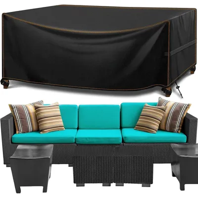 Productafbeelding van Afdekhoes voor tuinmeubilair, winddicht en waterdicht, 420D Oxford, 250 x 210 x 90 cm