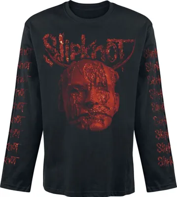 Produktbild von Slipknot Langarmshirt Herren Bloody Head schwarz L