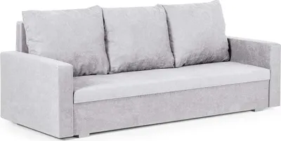 Produktbild von 3-Sitzer-Sofa mit Schlaffunktion DELTA - Hellgrau