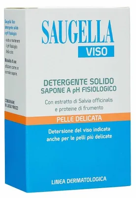 Produktbild von SAUGELLA VISO: Festes Reinigungsmittel für das Gesicht, pH-neutral, für empfindliche Haut, 100 g