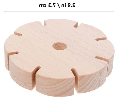 Produktbild von Holz-Flechtplatte: Werkzeug zur Herstellung von DIY-Armbändern – Präzise Flechtplatte mit Zahnraddesign