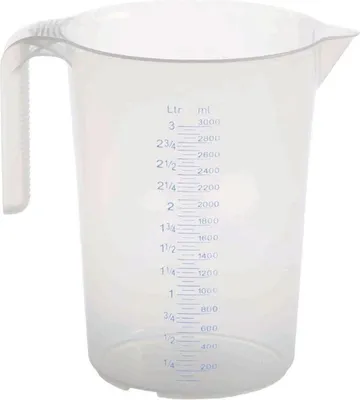 Produktbild von IWH Messbecher transparent Inhalt: 3 Liter