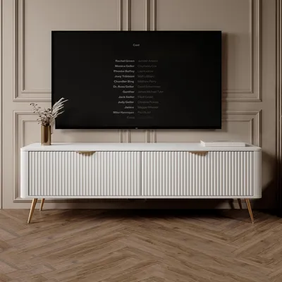 Immagine prodotto di Kalase - Mobile Porta tv, 163x38x51h cm Bianco, 2 Ripiani