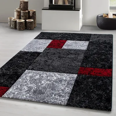 Image de Carpetsale24 Tapis Design pour Salon Moderne Doux à Poils Courts Découpe Contour Entretien Facile, Taille: 160x230 cm
