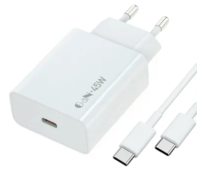 Productafbeelding van 45W snellader USB-C voor Samsung Galaxy S25, S24+, S24 Ultra, S23+, S23