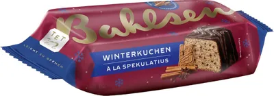 Produktbild von Bahlsen Winterkuchen Spekulatius saftiger Rührkuchen Packung 350g