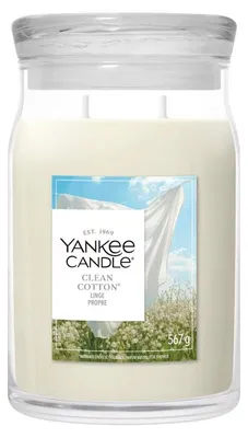 Produktbild von Yankee Candle 1630644E, Zylinder, Weiß, Baumwollblüte, Blume, Zitrone, 90 h, 1 Stück(e)