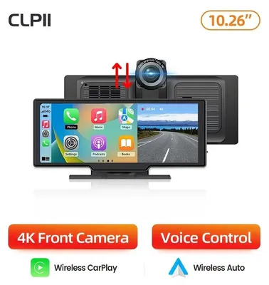 Productafbeelding van Dashcam – Auto Camera – Recorder – Navigatiesysteem – 10,26 Inch Touchscreen – Draadloze CarPlay & Android Auto
