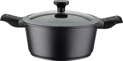 Zdjęcie produktu dla Garnek Aluminiowy GSW Easy Click, 28 cm, Indukcja, Powłoka Vitaflon Granit Bez PFAS, Zdejmowana Rączka