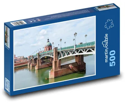 Zdjęcie produktu dla Puzzle 500 Most w Tuluzie, Francja - martinpuzzle