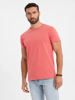 Produktbild von Ombre Clothing Kurzarmhemd für Männer Jovani koralle S