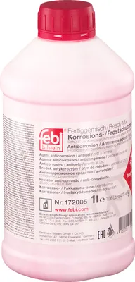 Produktbild von FEBI BILSTEIN Kühlmittel Kühlerfrostschutz 1L Rot -35°C Antifreeze Fertigmischung G12