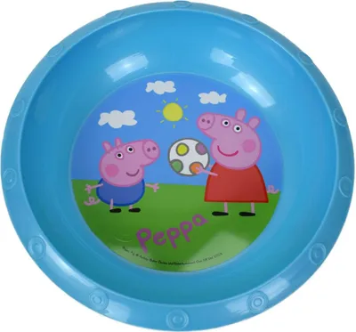 Produktbild von Plastikschüssel Ø17 für Kinder Disney Frozen oder Peppa Wutz
