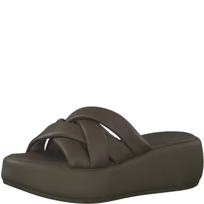 Produktbild von TAMARIS Damen Wedge/Plat Mule Art: 1-1-27262-38 in olive (grün) - Größe:41