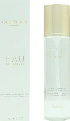 Produktbild von Guerlain Eau De Beauté, Frauen, 200 ml, Universal, Reinigend, Illuminating, Klärend, Pumpenflasche, Aqua (water), glycerin, peg-40 glyceryl cocoate, phenoxyethanol, sodium coceth sulfate,...