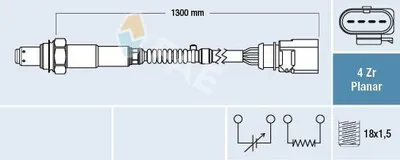 Produktbild von FAE Lambdasonde für VW GOLF VI (5K1) Planarsonde 77900