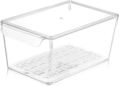 Immagine prodotto di Organizzatore da frigo MICHELINO con coperchio e setaccio larghezza 20 cm, altezza 14 cm