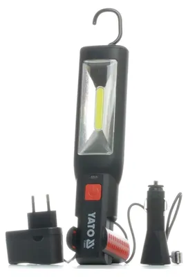 Produktbild von YATO Handleuchte LED 250Im IP 20 3W mit Akku mit Magnet mit Ladestation Arbeitsleuchte Inspektionslampe