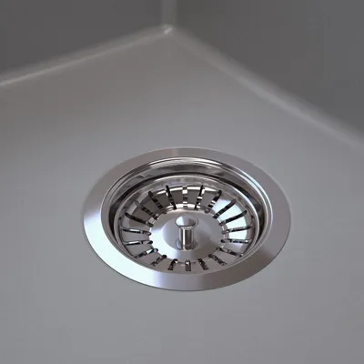 Immagine prodotto di Granitan - Lavello in granito - Lavandino 45x42 cm - Lavello cucina grigio - con miscelatore - MILOS