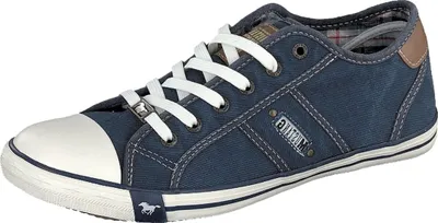 Produktbild von Mustang Herren Sneaker Schnürschuhe Canvas 4058-310, Größe:43 EU, Farbe:Mehrfarbig