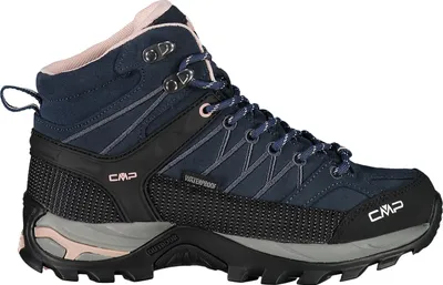 Produktbild von CMP Damen Trekkingschuhe Outdoorschuhe Wanderschuhe Rigel MID Shoes Waterproof, Farbe:Blau, Schuhgröße:EUR 39, Artikel:-53UG asphalt - antracite - rose