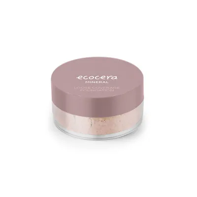 Zdjęcie produktu dla Ecocera Sypki podkład mineralny kryjący ciepły W1 Lisbona, 4g