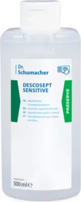 Produktbild von Dr.Schumacher - DESCOSEPT SENSITIVE - Flächendesinfektionsmittel - 500 ml
