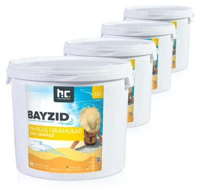 Zdjęcie produktu dla 4x 5 kg granulatu BAYZID® pH Plus do basenu