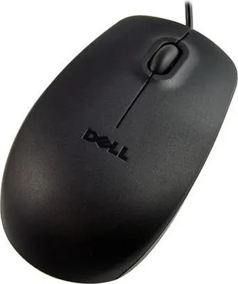 Produktbild von DELL kabelgebundene Maus – MS116 - schwarz - (RTL BOX), Beidhändig, Optisch, USB Typ-A, 1000 DPI, Schwarz