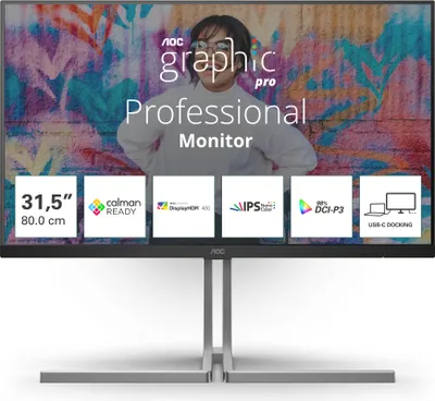 Image de AOC U32U3CV 32 Zoll UHD Nano IPS Monitor