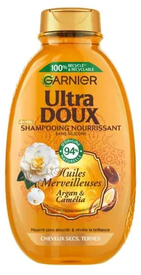 Produktbild von Garnier - Garnier - Ultra Sanftes Shampoo - Wundervolle Argan- & Kamelienöle -