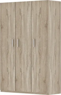 Image de Armoire 3 portes TOM – Chêne sonoma – Grand espace de rangement